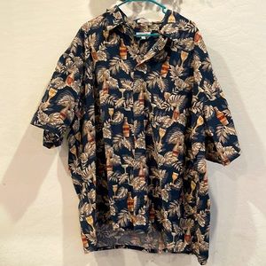 Pierre Cardin 3XLT Hawaiian Beer Shirt